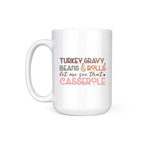 TURKEY GRAVY BEANS ROLLS - MUG