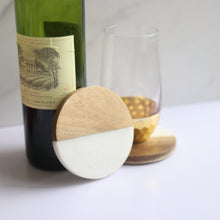 Load image into Gallery viewer, * COASTERS - ACACIA WOOD &amp; MARBLE