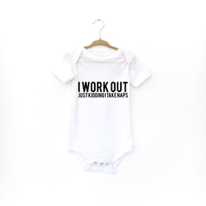 I WORK OUT - BODYSUIT