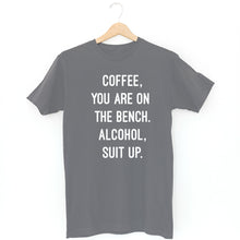 Load image into Gallery viewer, COFFEE ON THE BENCH TSHIRT - on sale
