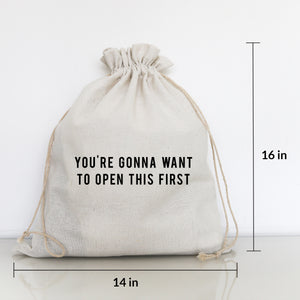 LARGE GIFT BAG - YOU'RE GONNA WANNA OPEN